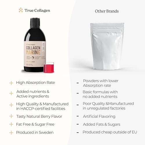 True Collagen - Premium 11000mg Collagen Marine I Pure Hydrolyzed Collagen (Type I & III) True Collagen buy supplements canada