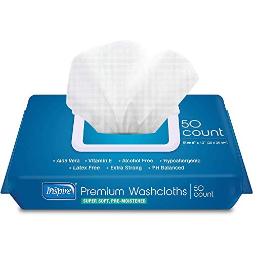 Inspire Adult Wet Wipes, Adult Wash Cloths, Adult Wipes for Incontinence Inspire buy supplements canada