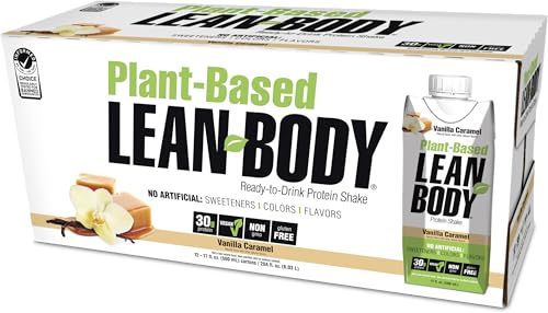 Lean Body Ready-to-Drink, Plant-Based Vegan Vanilla Caramel Protein Shake, 30g Protein Labrada buy supplements canada