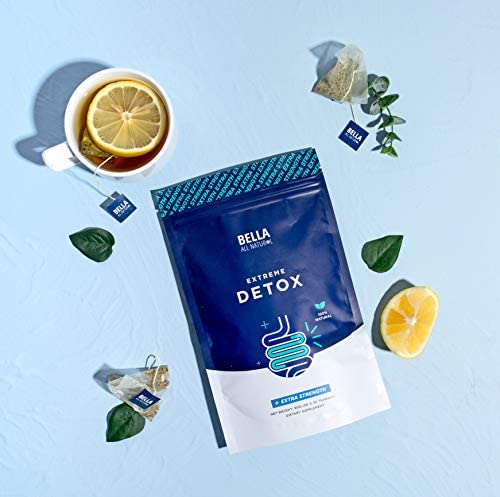 Bella All Natural Extreme Detox Tea - Body Cleanse, Colon Cleanser & Detox, Natural Herbs Bella All Natural buy supplements canada