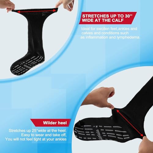 Bulinlulu Extra Width Diabetic Socks Women Men-4 Pairs Super Wide Edema Bulinlulu buy supplements canada