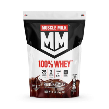 Muscle Milk 100% Whey Protein Powder, Chocolate, 5 Pound, 66 Servings, 25g Protein Muscle Milk buy supplements canada