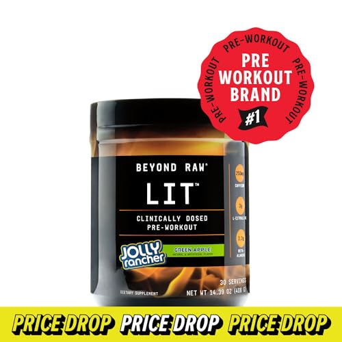 BEYOND RAW LIT | Clinically Dosed Pre-Workout Powder | Contains Caffeine, L-Citruline BEYOND RAW buy supplements canada