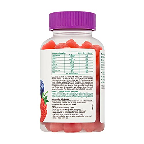 Chewy Vites Kids Multivitamin Advance 60 Gummy Vitamins | 11 Essential Nutrients CHEWY VITES buy supplements canada