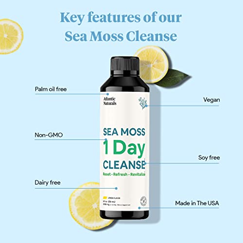 Sea Moss 1 Day Cleanse - Full Body Detox to support bowel movements, Kidney Health Atlantic Naturals buy supplements canada