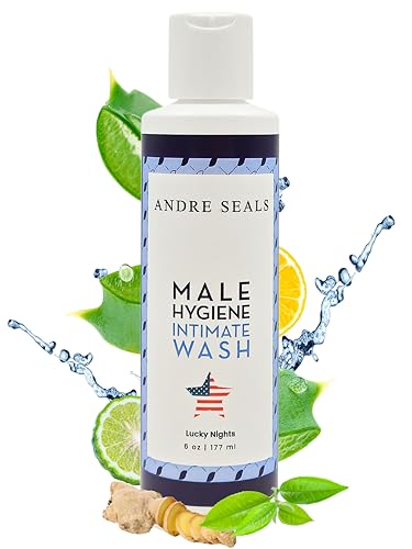 Andre Seals Intimate Wash for Men, Lucky Nights Scent – Refreshing Genital Care & Odor Control Andre Seals buy supplements canada