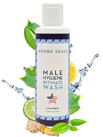 Andre Seals Intimate Wash for Men, Lucky Nights Scent – Refreshing Genital Care & Odor Control Andre Seals buy supplements canada