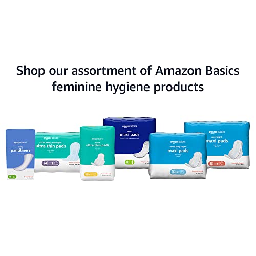 Amazon Basics Thick Maxi Pads with Flexi-Wings for Periods, Long Length, Super Absorbency Amazon Basics buy supplements canada