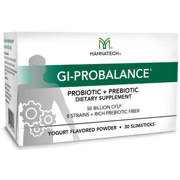Mannatech Prebiotics and Probiotics, 30 Slimsticks, Yogurt Flavor, GI-ProBalance w/MannaBiotic Blend Mannatech buy supplements canada