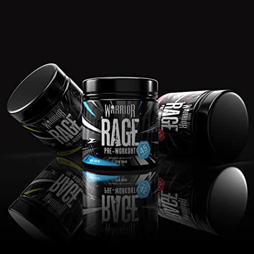 Warrior - RAGE Pre Workout Powder – Lightnin’ Lemonade 392g, WA-RG-045-01 Warrior buy supplements canada