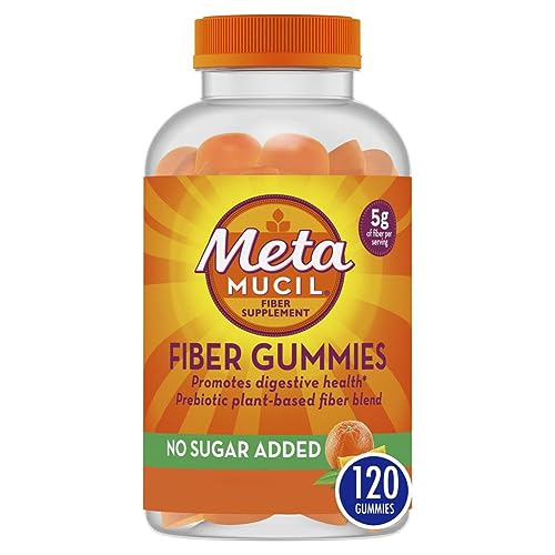 Metamucil Fiber Supplement Gummies, Sugar Free Orange Flavor, 5g Prebiotic Plant Based Metamucil buy supplements canada