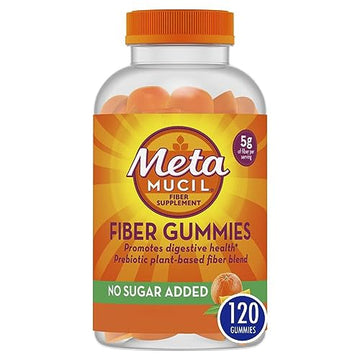 Metamucil Fiber Supplement Gummies, Sugar Free Orange Flavor, 5g Prebiotic Plant Based Metamucil buy supplements canada