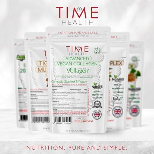 Vollagen® Advanced Vegan Collagen - 18 Amino Acid Complex in Ratio of Collagen Time Health buy supplements canada