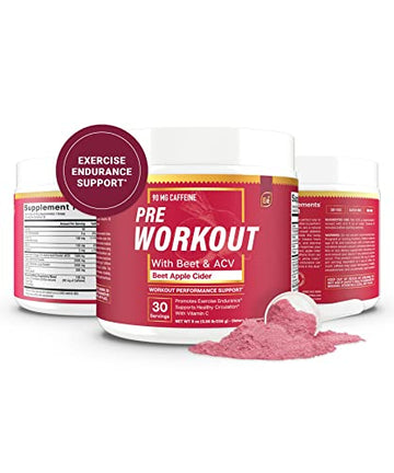 Essential Elements PreWorkout Powder with Beet Root & ACV | Superfood Energy Supplement Essential Elements buy supplements canada