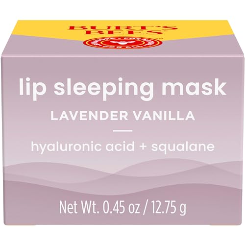 Burt’s Bees Lavender Vanilla Lip Sleeping Mask, With Hyaluronic Acid and Squalane Moisturizer To Instantly Hydrate Lips, Overnight Mask and Treatment, 0.45 oz. Burt's Bees buy supplements canada