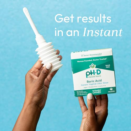pH-D Feminine Health - Instant Odor Rinse with Boric Acid for Vaginal Odor - Vegan, Paraben-Free pH-D Feminine Health Support buy supplements canada
