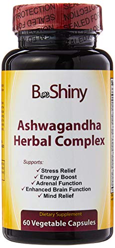 BeShiny Ashwagandha Complex with termeric Cinnamon Basil Leaf Supports a Healthy BeShiny buy supplements canada