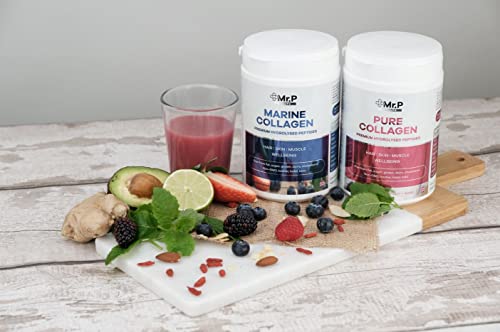 Mr.P Health Pure Collagen Peptides 400g Types I III Food Supplement Unflavoured Powder MR.P Health buy supplements canada
