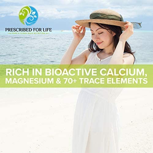 Prescribed for Life Aquamin Powder, Red Marine Algae Supplements, Rich in Plant Based Calcium & Magnesium, 72 Trace Minerals, Non GMO (113g) Prescribed For Life buy supplements canada