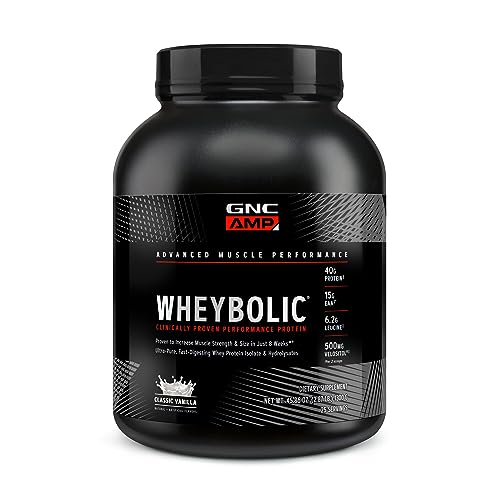 GNC AMP Wheybolic Protein Powder | Targeted Muscle Building and Workout Support GNC buy supplements canada