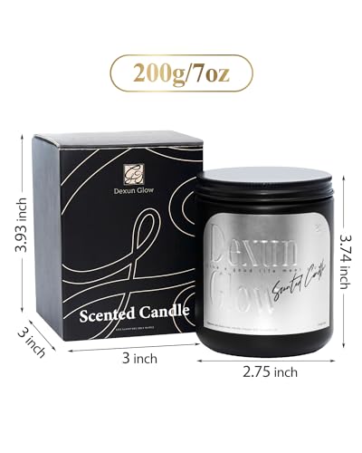 Aromatherapy Candle, Handcrafted with Natural Soy Wax and Essential Oils for Home Scented Dexun Glow buy supplements canada