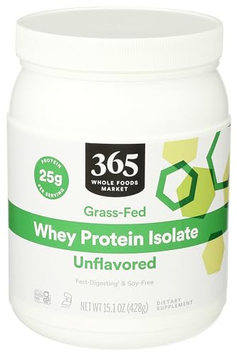 365 by Whole Foods Market, Unflavored Whey Protein Isolate, 15.1 Ounce 365 by Whole Foods Market buy supplements canada