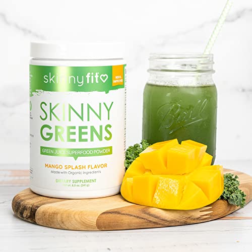 SkinnyFit Mango Splash Skinny Greens, Green Juice Superfood Powder, Natural Energy SkinnyFit buy supplements canada