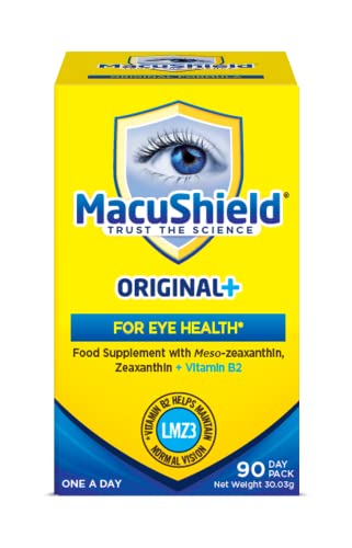 MacuShield Original Plus Capsules - 90 Day Pack, Eye Health Food Supplement containing Macushield buy supplements canada
