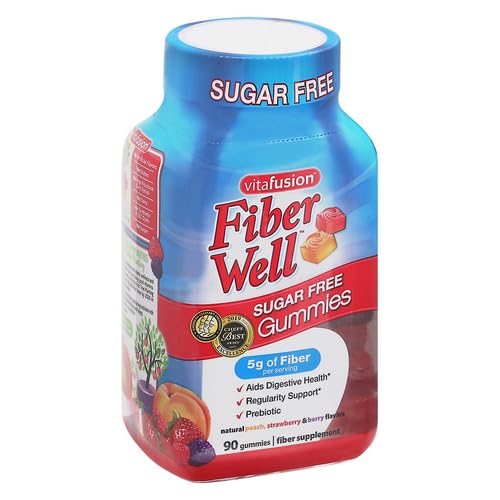 Vitafusion Fiber Well Sugar Free Fiber Supplement, Peach, Strawberry And Blackberry Vitafusion buy supplements canada