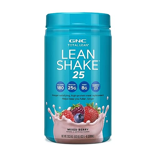 GNC Total Lean | Lean Shake 25 Protein Powder | High-Protein Meal Replacement Shake GNC buy supplements canada