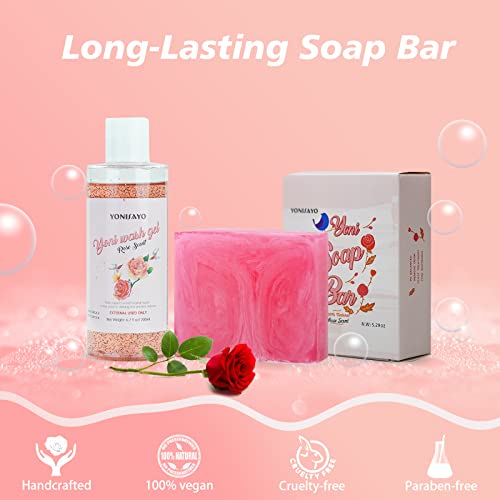 Yoni Wash & Yoni Oil & Yoni Soap for Women Set, 5.29oz Yoni Soap Bar, 2 * 30ml Feminine Oil, 6.7 fl.oz yonisayo buy supplements canada