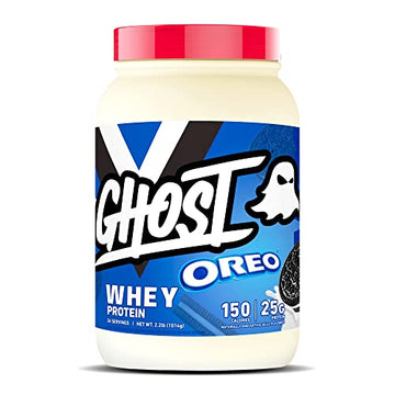 GHOST Whey Protein Powder, Oreo - 2LB Tub, 25G of Protein - Cookies & Cream Flavored GHOST buy supplements canada