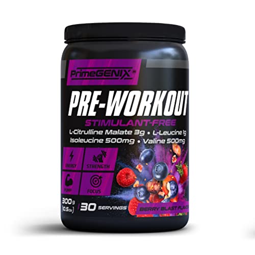 PrimeGENIX Stimulant-Free Pre Workout Powder for Men and Women - Energy Boost Drink PrimeGENIX buy supplements canada