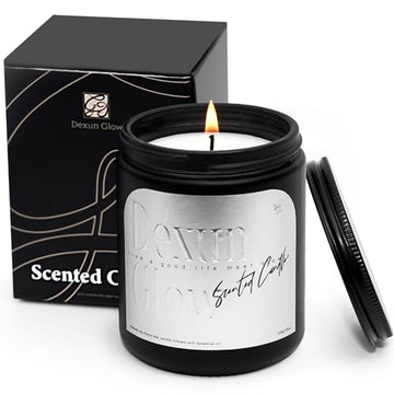 Aromatherapy Candle, Handcrafted with Natural Soy Wax and Essential Oils for Home Scented Dexun Glow buy supplements canada