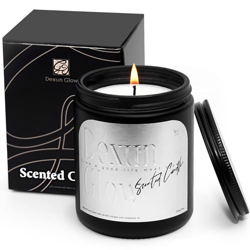 Aromatherapy Candle, Handcrafted with Natural Soy Wax and Essential Oils for Home Scented Dexun Glow buy supplements canada