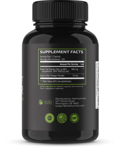 Green Tea Weight Loss Pills with Green Coffee Bean Extract | Belly Fat Burner, Metabolism Nobi Nutrition buy supplements canada