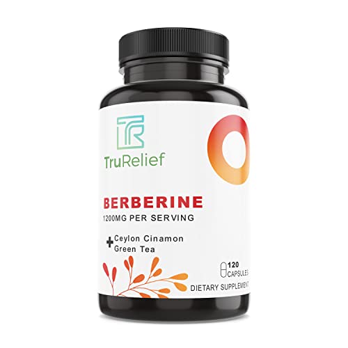 TR TRURELIEF Berberine 1200mg w/Ceylon Cinnamon & Green Tea - 120 Caps TR TRURELIEF buy supplements canada