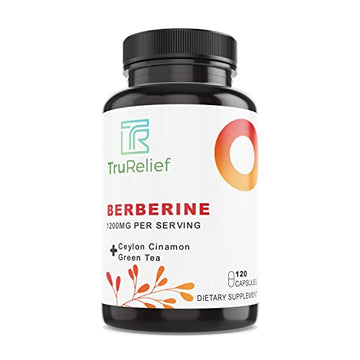 TR TRURELIEF Berberine 1200mg w/Ceylon Cinnamon & Green Tea - 120 Caps TR TRURELIEF buy supplements canada