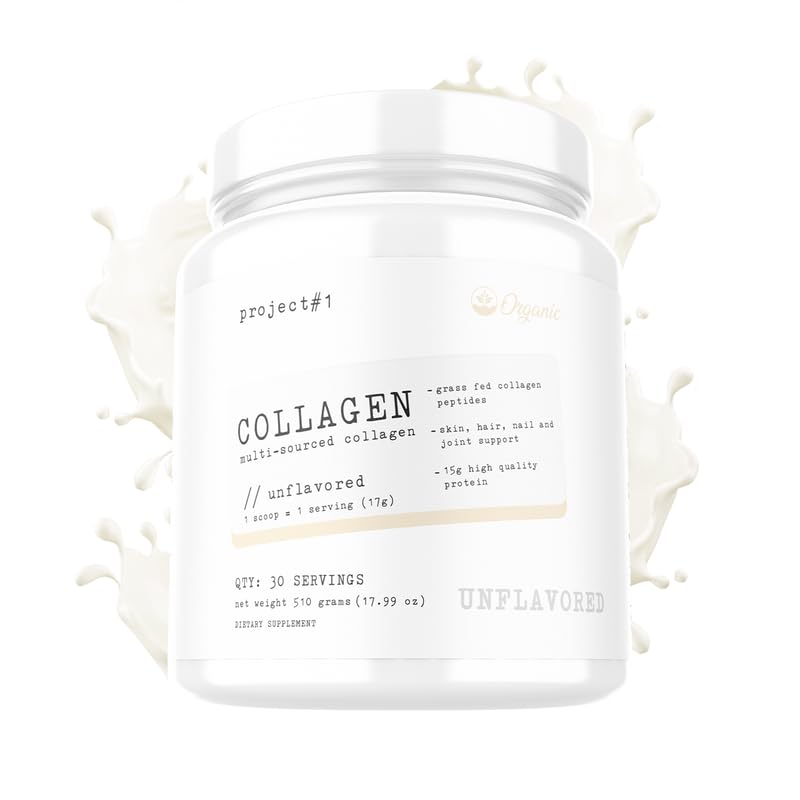 Project #1 Nutrition Multi-Sourced Collagen Powder | Grass-Fed Peptides for Skin, Hair Project #1 buy supplements canada