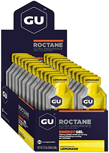 GU Energy Roctane Ultra Endurance Energy Gel, 24-Count, Lemonade GU Energy buy supplements canada