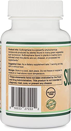 Sulforaphane Supplement - 20mg of Activated and Stabilized Sulforaphane per Serving Double Wood Supplements buy supplements canada