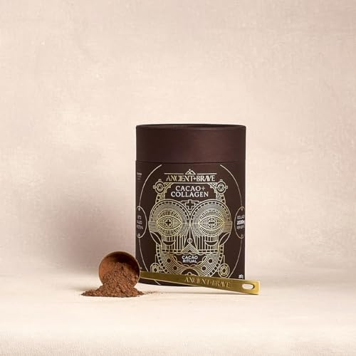 Ancient + Brave - Cacao + Collagen Powder 250g - Peruvian Raw Cacao Hot Chocolate with Grass-Fed Hydrolysed Bovine Collagen Ancient + Brave buy supplements canada