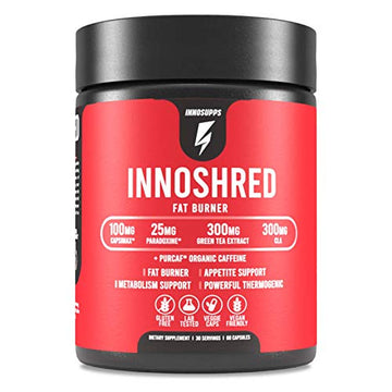 Inno Shred - Day Time Fat Burner | 100mg Capsimax, Grains of Paradise, Organic Caffeine InnoSupps buy supplements canada