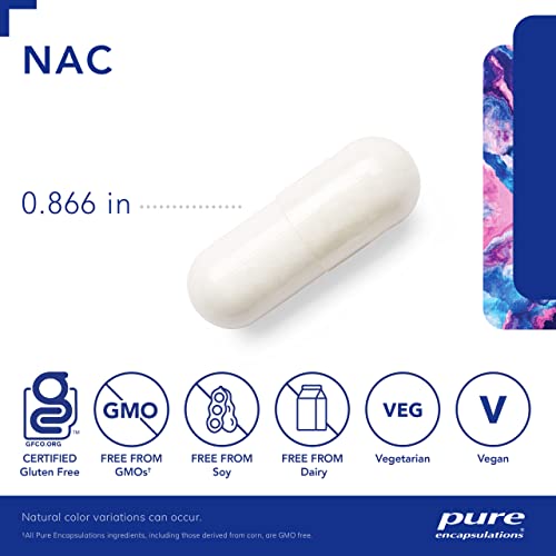 Pure Encapsulations NAC 600 mg - NAC Supplement for Lung Health & Immune Support Pure Encapsulations buy supplements canada