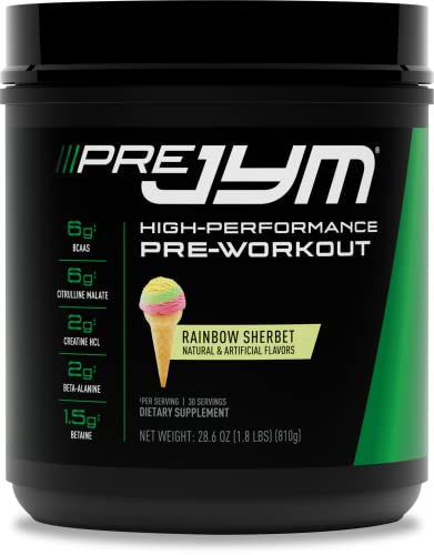 JYM Supplement Science Pre Jym Rainbow Sherbet, 30 Servings, Rainbow Sherbet JYM Supplement Science buy supplements canada