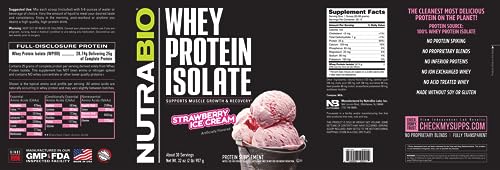 NutraBio Whey Protein Isolate Supplement – 25g of Protein Per Scoop with Complete NutraBio buy supplements canada