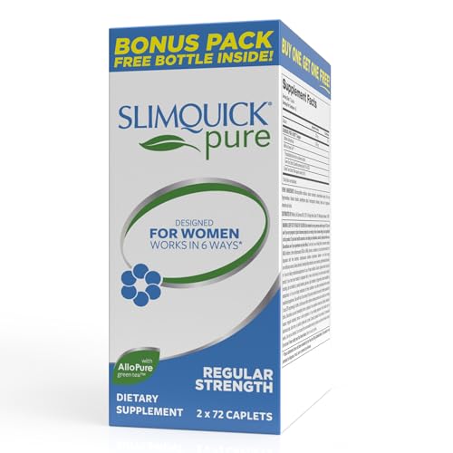 Slimquick Pure 3x Regular Strength Pills for Women to Help Achieve Weight Goals, Helps Metabolism SlimQuick buy supplements canada