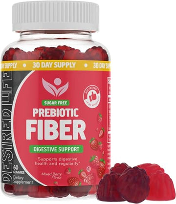 Desired Life Sugar Free Prebiotic Fiber Gummies for Adults and Kids Mixed Berry Flavor Desired Life buy supplements canada