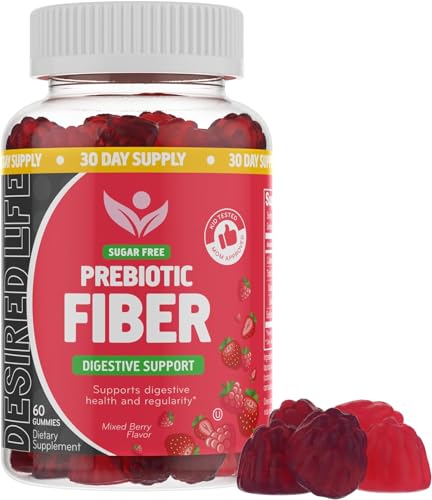 Desired Life Sugar Free Prebiotic Fiber Gummies for Adults and Kids Mixed Berry Flavor Desired Life buy supplements canada