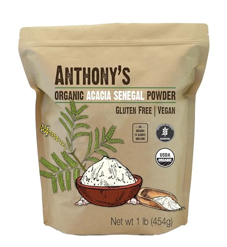 Anthony's Organic Acacia Senegal Powder, 1 lb, Batch Tested Gluten Free, Non GMO Anthony's buy supplements canada